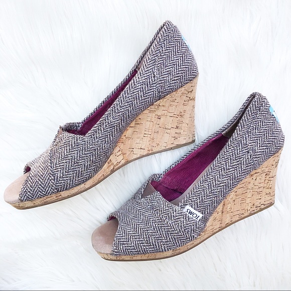 Toms Shoes - TOMS wedges. Size w9.5